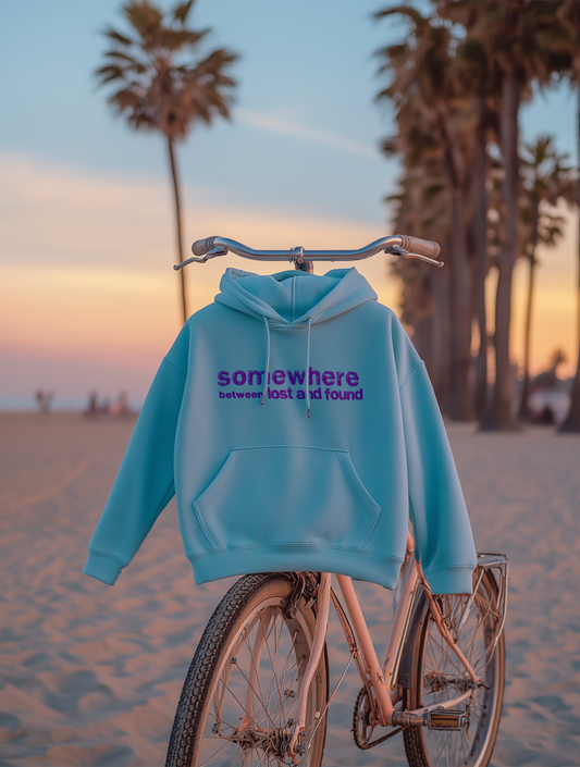 Somewhere in between hoodie - Customs Available